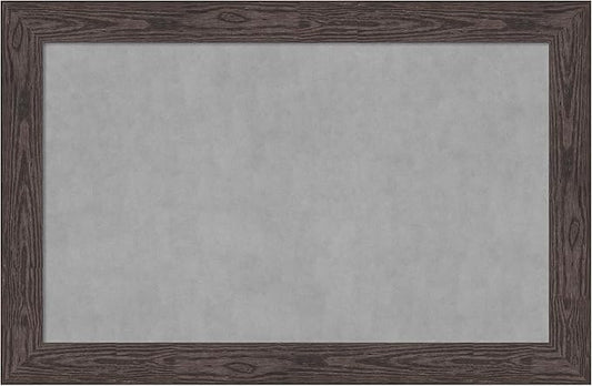 Amanti Art Black Framed Magnetic Board 30x46 Large Vision Board for use with Magnets, 100% Metal Sheet to Display Items as Office Decor or for Home Organization in mudroom, Kitchen or Kids Room