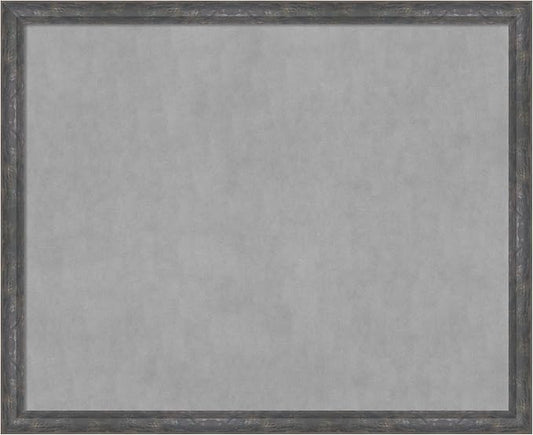 Amanti Art Grey Framed Magnetic Board 35x43 X-Large Vision Board for use with Magnets, 100% Metal Sheet to Display Items as Office Decor or for Home Organization in mudroom, Kitchen or Kids Room