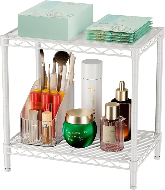 SINGAYE Shelf Closet Wire Shelving：Adjustable Metal Unit for Laundry Room Organization Bathroom Kitchen Home Storage Small Pantry Rack Shelves