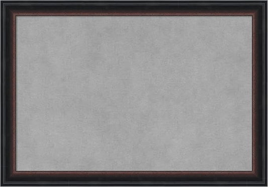 Amanti Art Black Framed Magnetic Board 14x20 Small Vision Board for use with Magnets, 100% Metal Sheet to Display Items as Office Decor or for Home Organization in mudroom, Kitchen or Kids Room