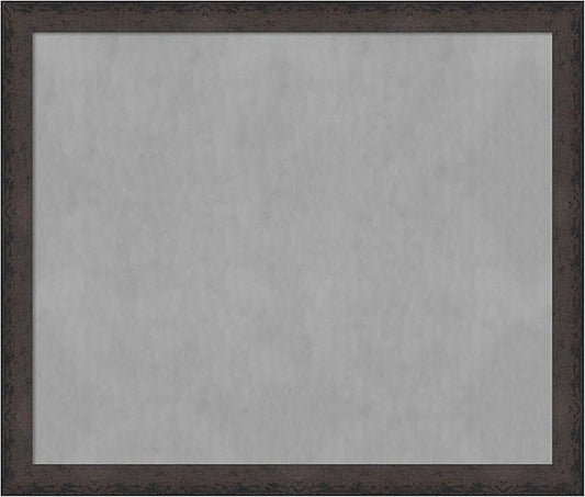 Amanti Art Black Framed Magnetic Board 45x53 Oversize Vision Board for use with Magnets, 100% Metal Sheet to Display Items as Office Decor or for Home Organization in mudroom, Kitchen or Kids Room