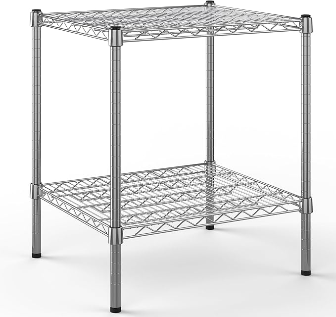 Regal Altair 21" Deep x 24" Wide x 27" Height Wire Shelving Kit | 2-Tier | NSF Commercial Storage Rack Unit