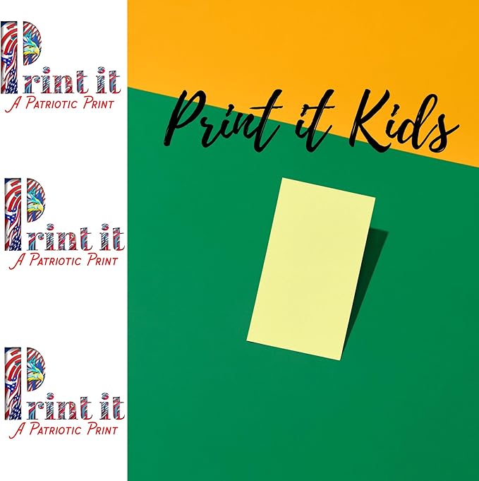 Printit Colors Multipurpose Paper, 20 lbs., 8.5" x 11", Canary-Yellow, 500 Sheets/Ream – Premium Colored Copy Paper for Printing, School, and Office Use