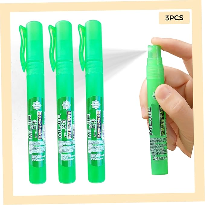 3Pcs White Out Liquid, Information Protection Correction Fluid Thermal Paper Correction Sprayer Address Eraser Concealing