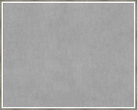 Amanti Art Silver Framed Magnetic Board 33x41 X-Large Vision Board for use with Magnets, 100% Metal Sheet to Display Items as Office Decor or for Home Organization in mudroom, Kitchen or Kids Room