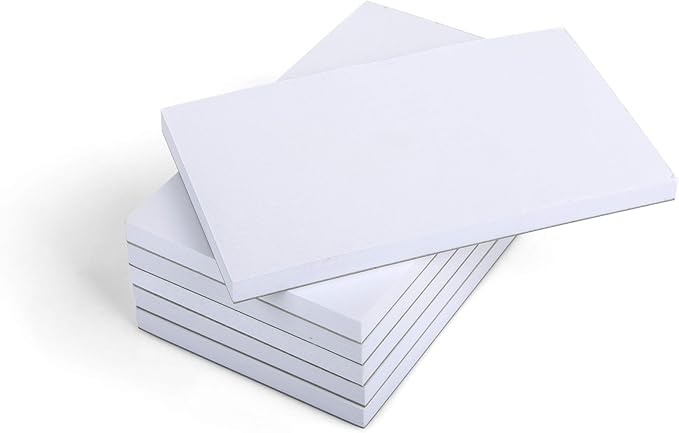 Mintra Office Memo Pads (6pk, Scratch Pads - 3x5) - 100 Sheets/Pad