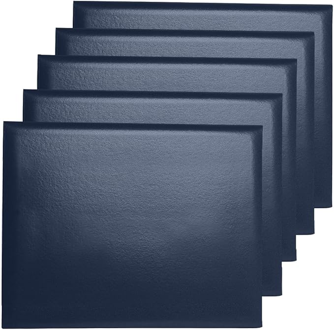 Diploma Cover 8.5” x11” Diploma Holder of Graduation Leatherette Padded Certificate（Tent Style),5-Pack