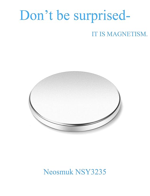 Neosmuk Rare Earth Magnets, Super Strong Magnet Heavy Duty for Craft, Neodymium Magnets with Adhesive Backing for Board, Thin Powerful Large and Industrial Magnets Stick for Cabinet, Refrigerator
