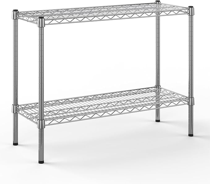 Regal Altair 14" Deep x 36" Wide x 27" Height Wire Shelving Kit | 2-Tier | NSF Commercial Storage Rack Unit