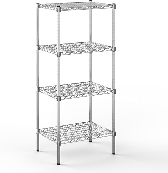 Regal Altair 18" Deep x 24" Wide x 54" Height Wire Shelving Kit | 4-Tier | NSF Commercial Storage Rack Unit