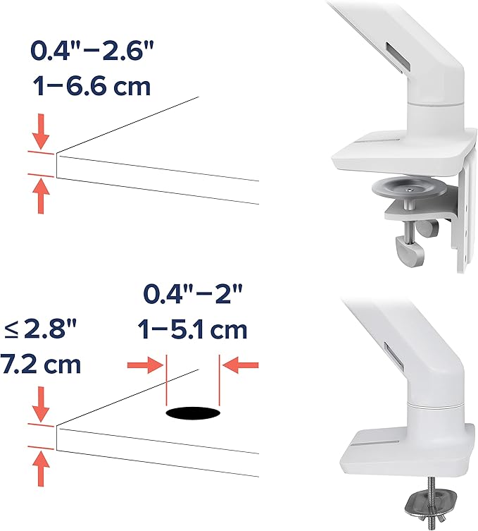 Ergotron – HX Dual Monitor Arm, VESA Desk Mount – for 2 Monitors Up to 32 Inches, 5 to 17.5 lbs Each – Polished Aluminum