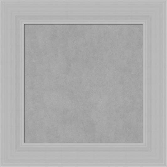 Amanti Art Silver Framed Magnetic Board 16x16 X-Small Vision Board for use with Magnets, 100% Metal Sheet to Display Items as Office Decor or for Home Organization in mudroom, Kitchen or Kids Room
