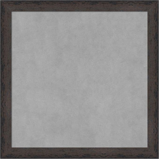 Amanti Art Black Framed Magnetic Board 23x23 Medium Vision Board for use with Magnets, 100% Metal Sheet to Display Items as Office Decor or for Home Organization in mudroom, Kitchen or Kids Room