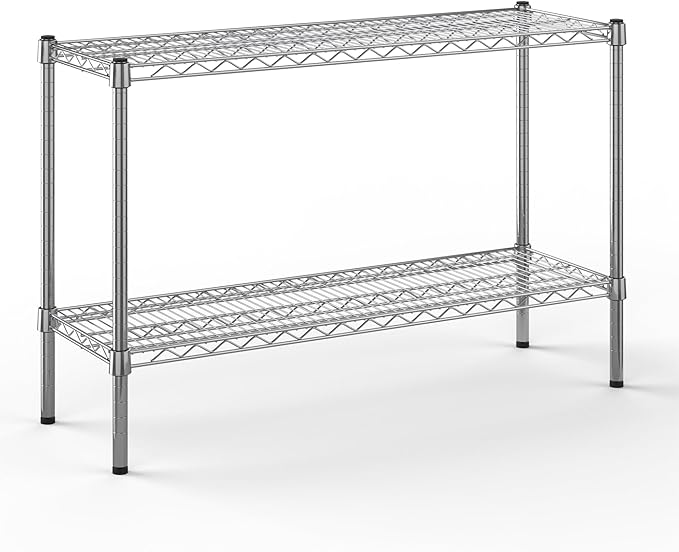 Regal Altair 14" Deep x 42" Wide x 27" Height Wire Shelving Kit | 2-Tier | NSF Commercial Storage Rack Unit