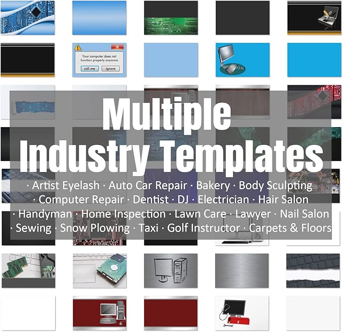 Custom Business Cards Double-Sided Personalized Stationery | Professional 300GSM Matte Paper for Small Business | 3.5x2 Inch