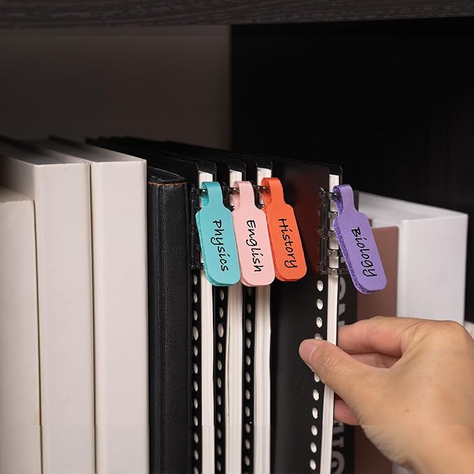 Trilancer Cable Cord Labels Large Size, for Organizing Wires and Identification, Multicolored Handwriting Cable Tags, Reusable with Multiple Uses - 35 PCS