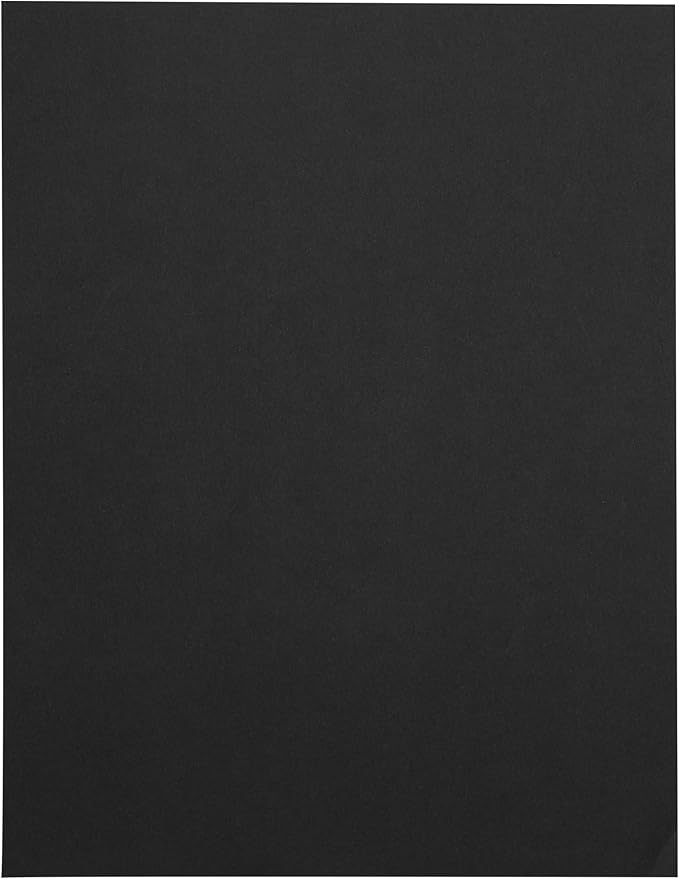 LUXPaper 8.5" x 11" Paper | Letter Size | Midnight Black | 28lb. (80lb. Text) | 50 Qty