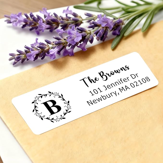 EDSG Personalized Return Address Labels, Custom Address Stickers on Sheets, Custom Address Stickers (99-990 Labels) (495)
