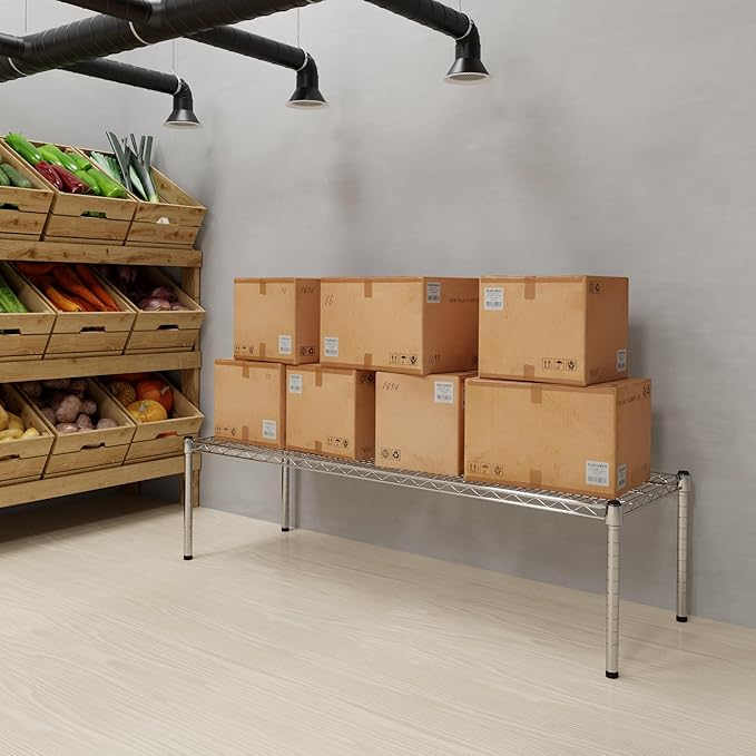 Regal Altair 18" Deep x 54" Wide x 14" Height Wire Shelving Kit | 1-Tier | NSF Commercial Storage Rack Unit