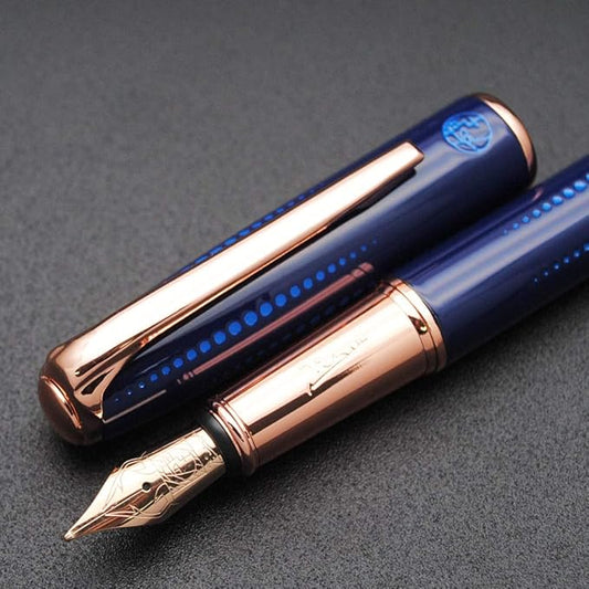czxwyst Picasso 916 Malage Fountain Pen Original Box New Version (Starlit Night Blue, Medium Nib 0.7mm)