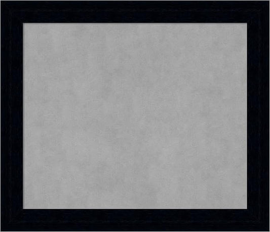 Amanti Art Black Framed Magnetic Board 24x28 Medium Vision Board for use with Magnets, 100% Metal Sheet to Display Items as Office Decor or for Home Organization in mudroom, Kitchen or Kids Room