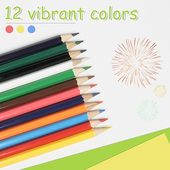 S & E TEACHER'S EDITION Colored Pencils 240Pcs,Coloring Pencils Set Drawing Pencils for Sketch, Woodcase Lead Pencils, Wooden Colored Pencils, Back to school Christmas Gifts