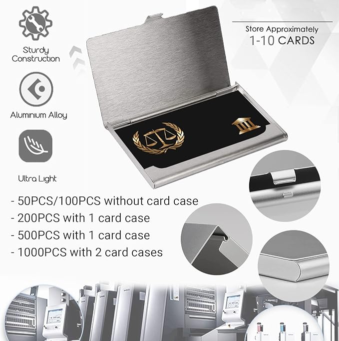 Custom Business Cards Double-Sided Personalized Stationery | Professional 300GSM Matte Paper for Small Business | 3.5x2 Inch