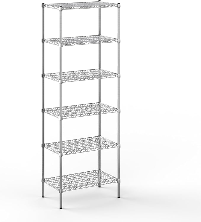 Regal Altair 18" Deep x 30" Wide x 86" Height Wire Shelving Kit | 6-Tier | NSF Commercial Storage Rack Unit