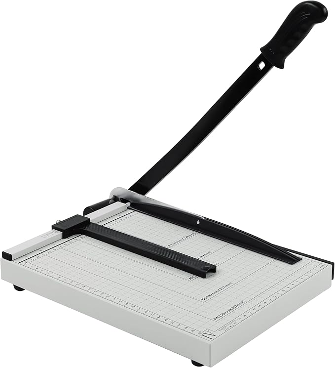 TEXALAN Precision Paper Cutter for A4/B5/A5/B6/B7, 10x13 inches, 70GSM Capacity, Metal Base