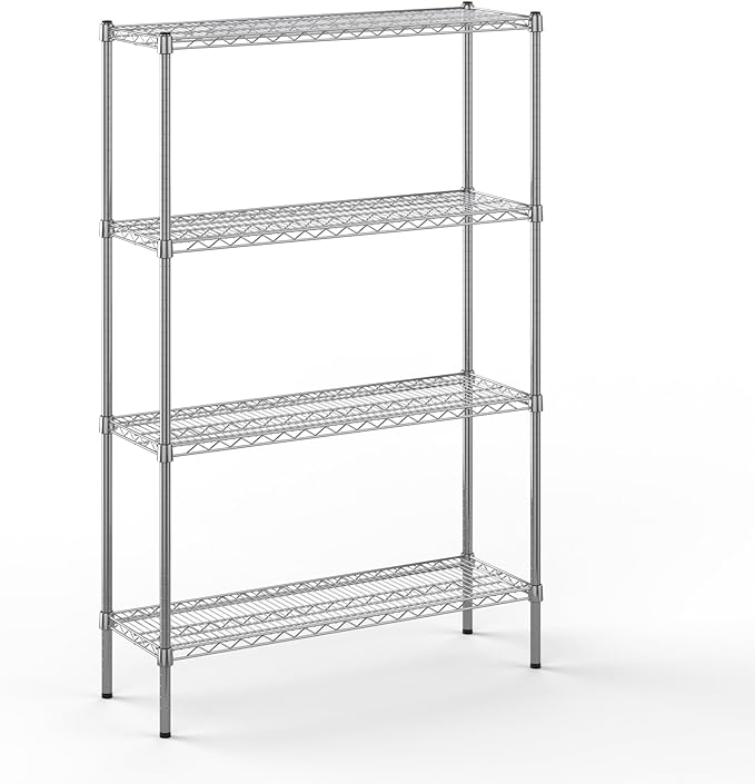 Regal Altair 14" Deep x 42" Wide x 64" Height Wire Shelving Kit | 4-Tier | NSF Commercial Storage Rack Unit