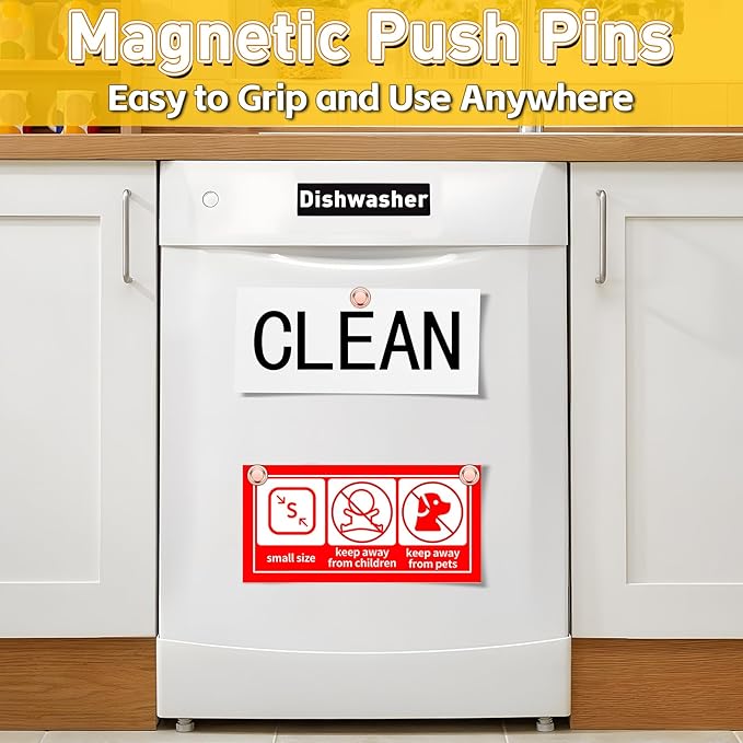 VNDUEEY 16 Pack Refrigerator Magnets Fridge Magnets, Rose Gold Strong Magnet for Whiteboard, Magnet for Kitchen, Office, School, Classroom, Locker, Adults