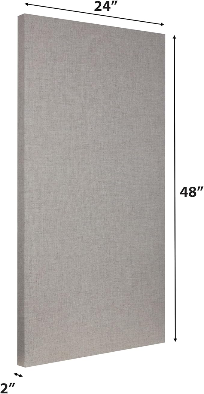 ATS Acoustics Home Office Residential Acoustic Treatment Room Kit Sound Absorbing Acoustic Panel 6 Pack for 50-100 Sq Ft (Sandstone)