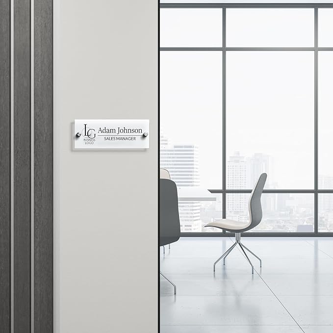 Custom Name Plates for Doors Personalized Wall Name Signs Office Workspace Decor New Job CEO Gift