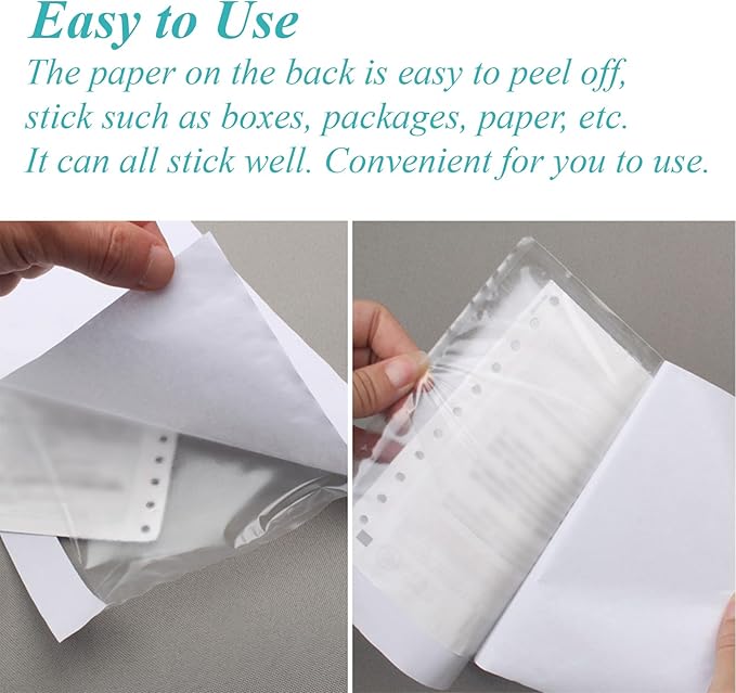 Shipping Label Sleeves, 7.5”×5.5”Self-Adhesive Shipping Label Sleeves, Packing List Envelopes, Clear Top-Loading Packing List, Shipping Labels Pouches For Shipping Labels/Files, 200 Pack.