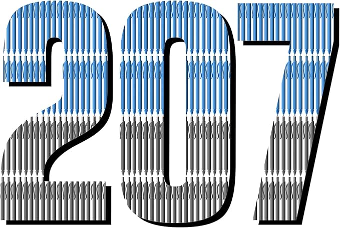 JIMMIDDA Pens Bulk, 207 Pack Ballpoint Black & Blue Ink, 1.0MM Medium Point Wholesale Retractable for Smooth Writing, Quick Drying No Bleed Journaling for Office School Supplies Home Work