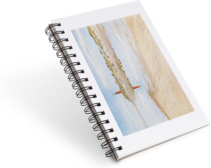 Elan A5 Drawing Book, 50 Sheets Italian Paper 90 lb/200 GSM, Acid-Free Sketch Book 8.3x5.8 Inch, White Drawing Paper Pad, A5 Sketchbook Spiral Bound