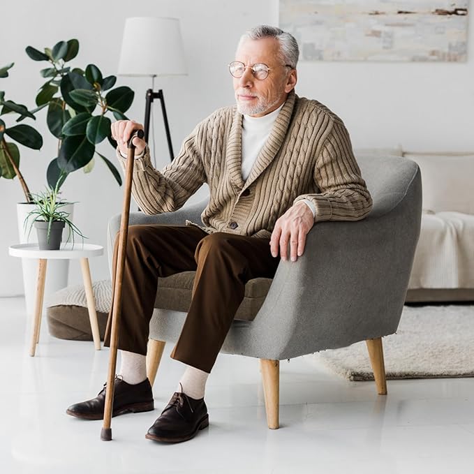 TANYOO Recliner Cushion for Elderly - Patented Dual Seat Cushion for Sagging Recliner Replacement Booster Cushion for Easy Get Up from Chair, Sofa & Couch, Relieves Long-Sitting Pain 20x20x5 Brown