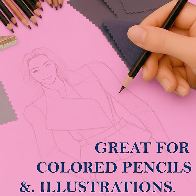 Print It - Vellum Bristol Colored Cardstock Cover Paper, 67 Lb, 8.5" X 11”, Heavyweight Colored Cardstock for Crafts, School, Invitations, And Office Use - Decoration Drawing 250/Case-Pink