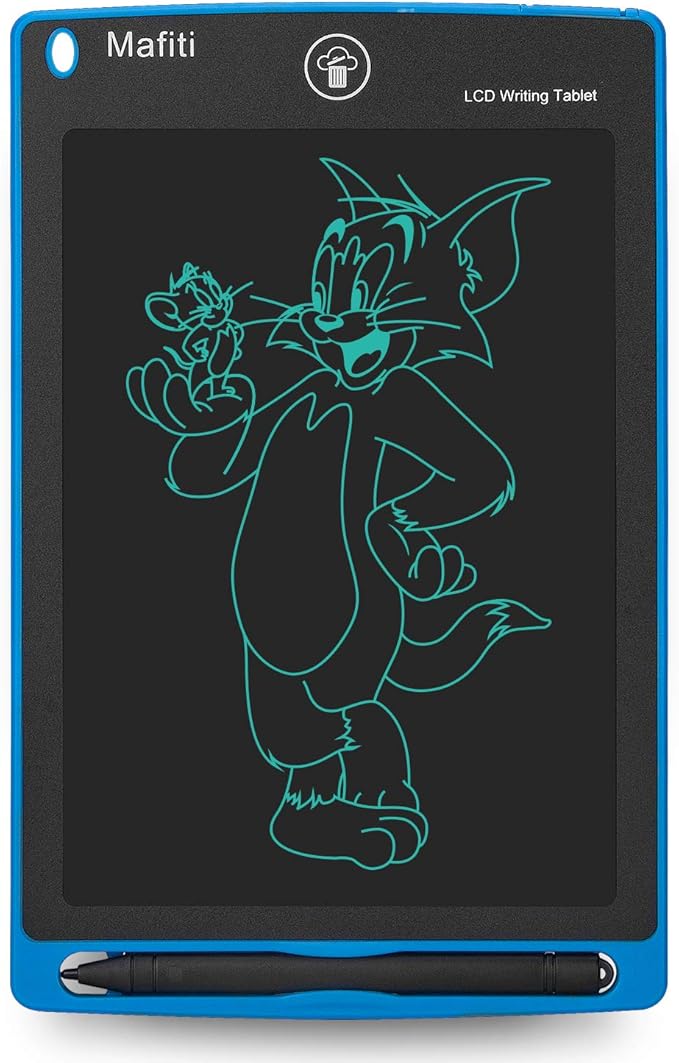 mafiti 10 Pack LCD Writing Tablet 8.5 Inch Electronic Drawing Pads for Kids Portable Ewriter Doodle Board Blue