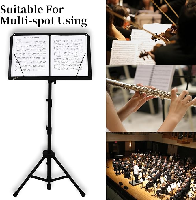 Music Folder Sheet Music Folders Binder 6 Pack Music Choral Storage Holder Band Folder (6)