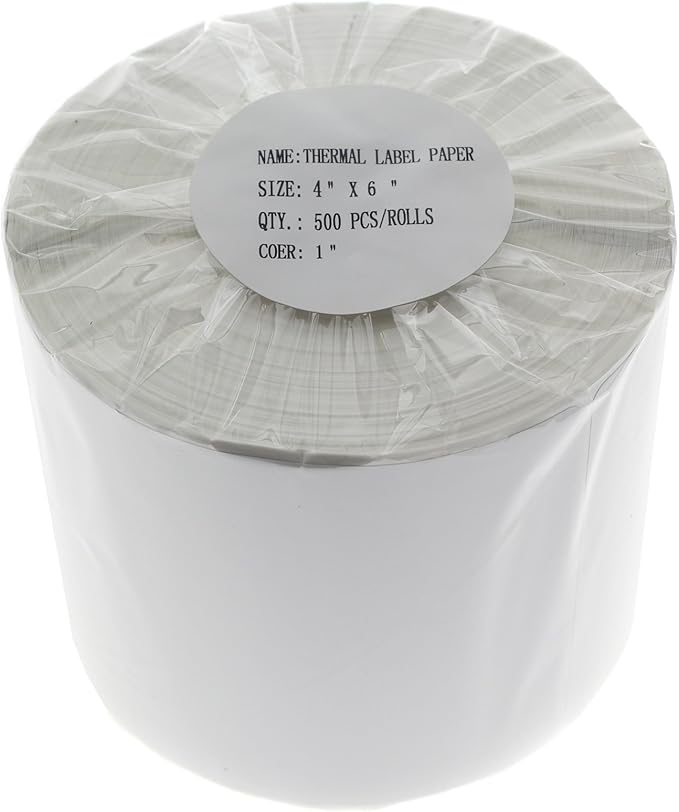 MFLABEL 4x6 Direct Thermal Shipping Labels - 6 Rolls of 450 Labels/Roll, Compatible with Zebra 2844/ZP450/ZP500/ZP505, USPS/FedEx/UPS/Amazon Shipping, Smudge-Resistant & Permanent Adhesive
