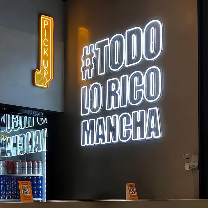 BUIZZEUOIV Custom Business Neon Sign Double Line, Large Neon Sign Customizable LED Name, Custom Neon Signs Personalized for Business Logo Beauty Bar Salon Office Studio Shop