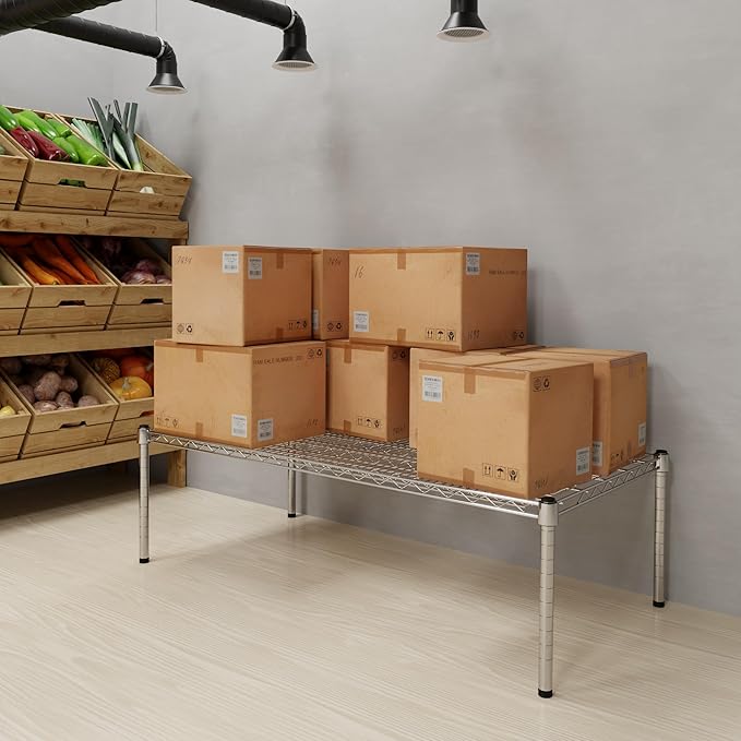 Regal Altair 24" Deep x 48" Wide x 14" Height Wire Shelving Kit | 1-Tier | NSF Commercial Storage Rack Unit