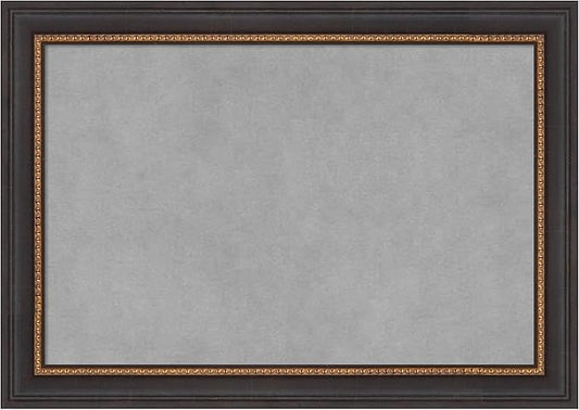 Amanti Art Black Framed Magnetic Board 15x21 Small Vision Board for use with Magnets, 100% Metal Sheet to Display Items as Office Decor or for Home Organization in mudroom, Kitchen or Kids Room