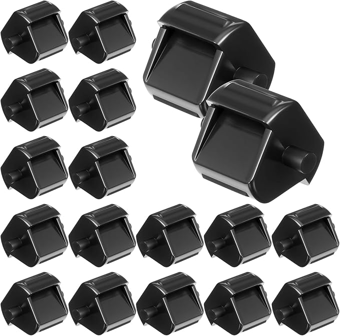 18 Pcs Tape Dispenser Replacement Core, Black Plastic Allocator Roll Insert for Office Home Supplies Accessories