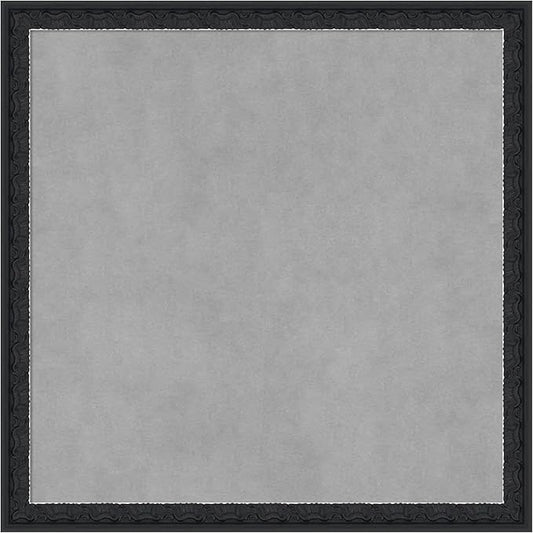 Amanti Art Black Framed Magnetic Board 22x22 Medium Vision Board for use with Magnets, 100% Metal Sheet to Display Items as Office Decor or for Home Organization in mudroom, Kitchen or Kids Room