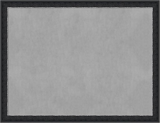 Amanti Art Black Framed Magnetic Board 20x26 Medium Vision Board for use with Magnets, 100% Metal Sheet to Display Items as Office Decor or for Home Organization in mudroom, Kitchen or Kids Room