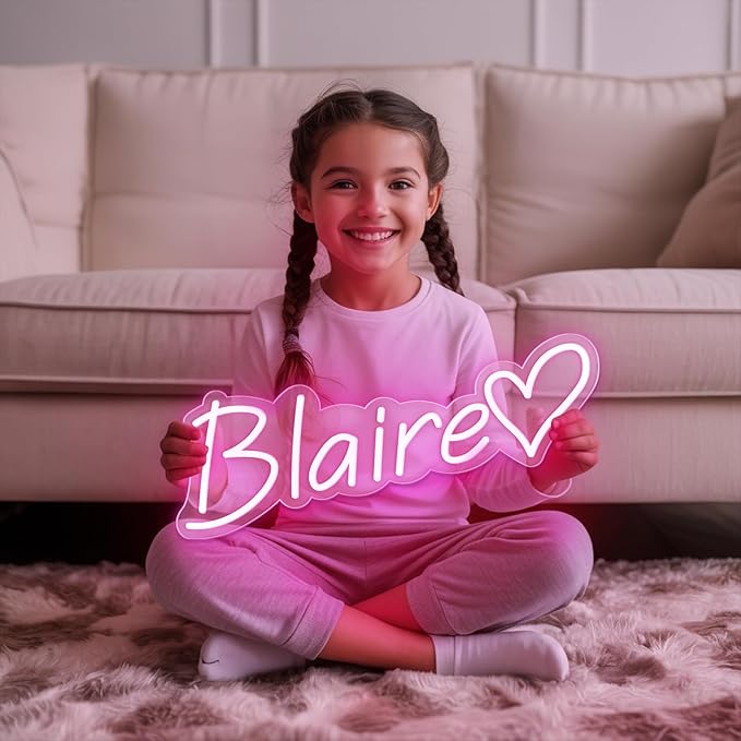 Custom Neon Signs, Customizable Led Neon Sign for Wall Decor, Gifts Ideas for Teen Girls Boys Trendy Stuff, Personalized Neon Name Light Sign for Kids, Birthday Gifts