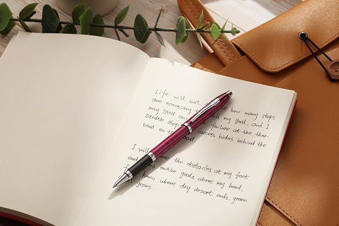 Cross Century II Midnight Plum with Polished Chrome Appointments Selectip Rollerball Pen