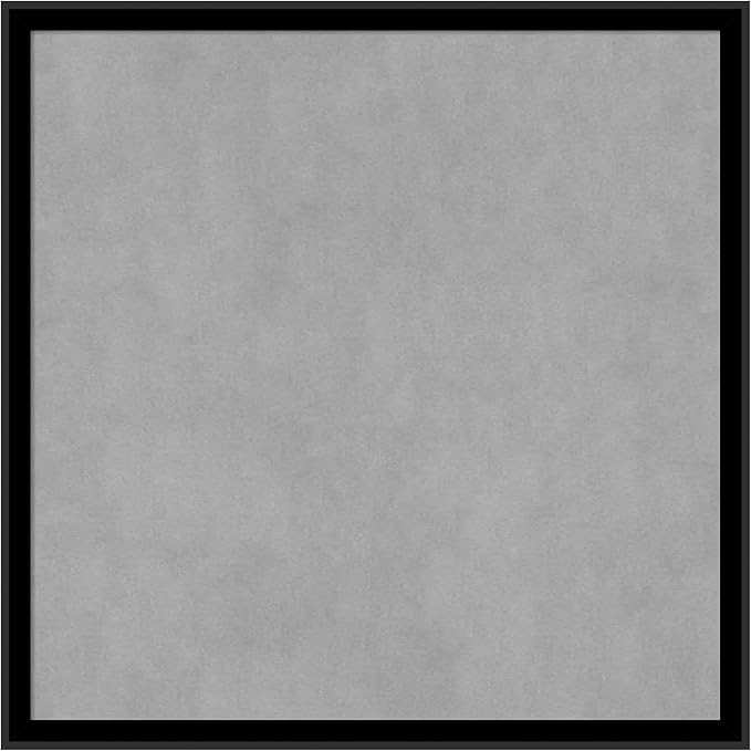 Amanti Art Black Framed Magnetic Board 21x21 Medium Vision Board for use with Magnets, 100% Metal Sheet to Display Items as Office Decor or for Home Organization in mudroom, Kitchen or Kids Room